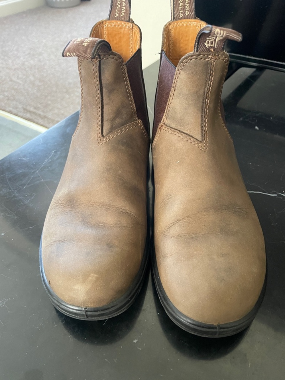 BLUNDSTONE UNISEX CLASSICS CHELSEA BOOTS - Brown - Picture 8 of 9
